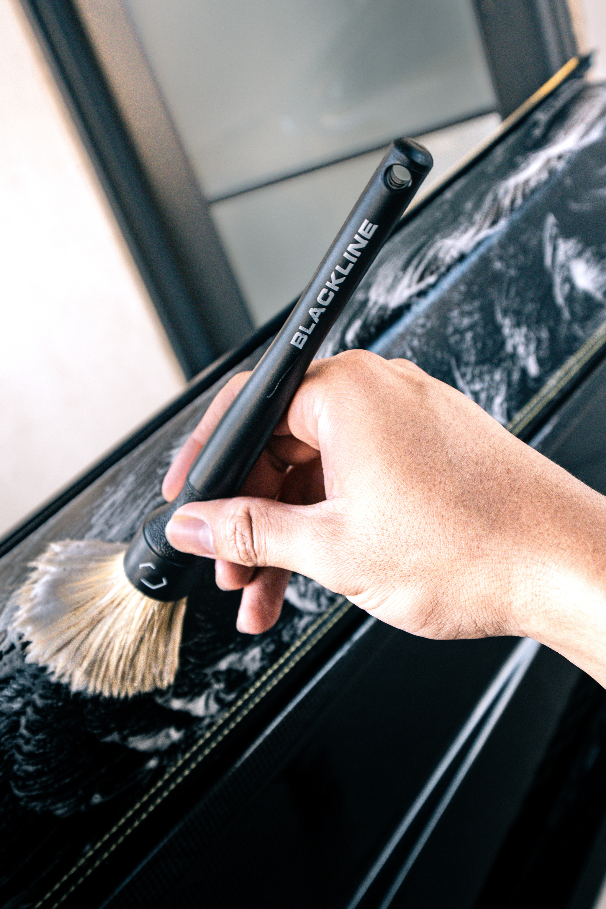 Blackline Car Care BLACKLINE® BOAR'S HAIR BRUSH SET — alternate view 1