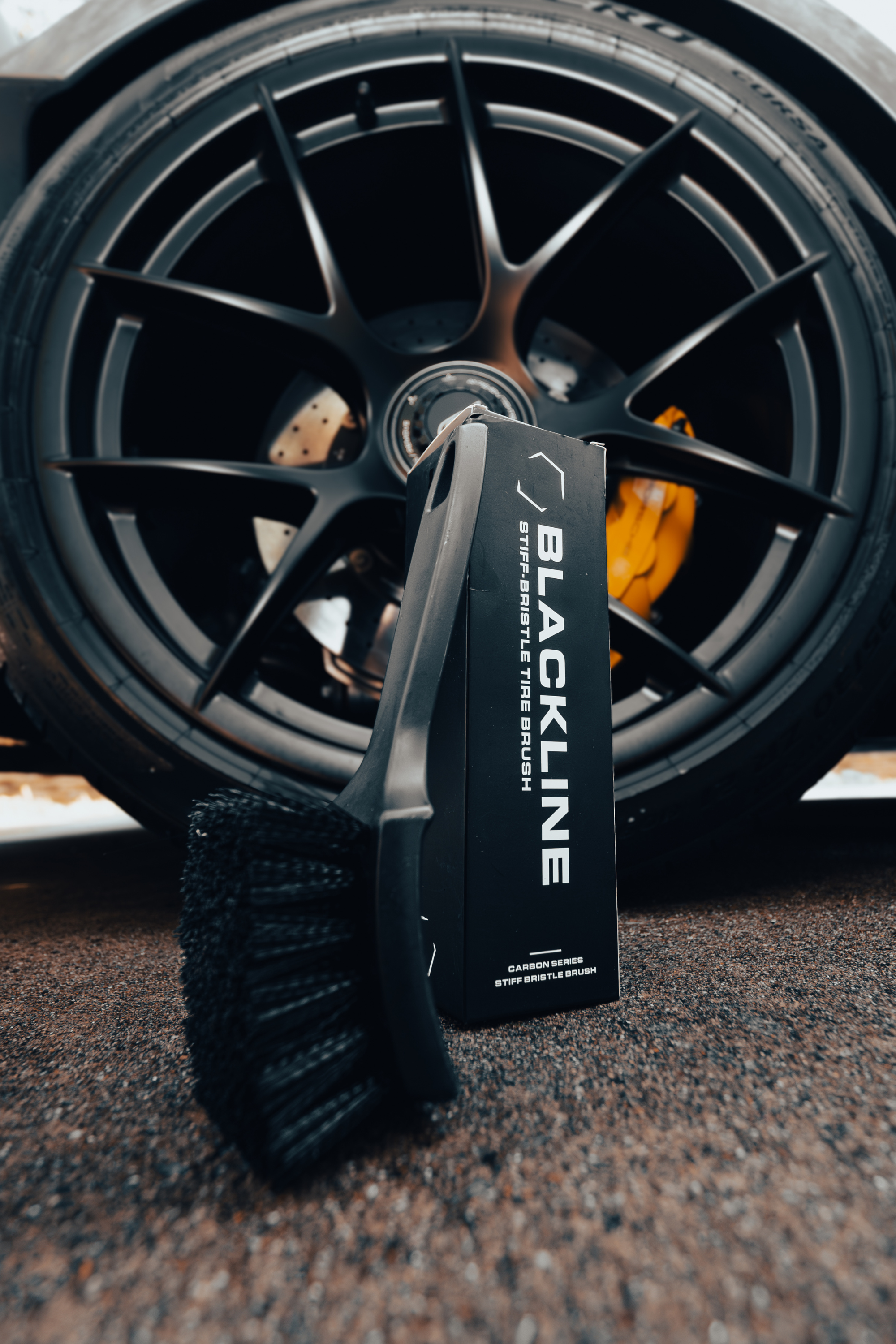Blackline Car Care BLACKLINE® STIFF BRISTLE TIRE BRUSH — alternate view 1