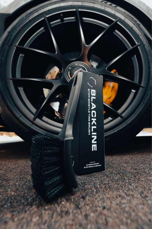 Blackline Car Care BLACKLINE® STIFF BRISTLE TIRE BRUSH — alternate view 1