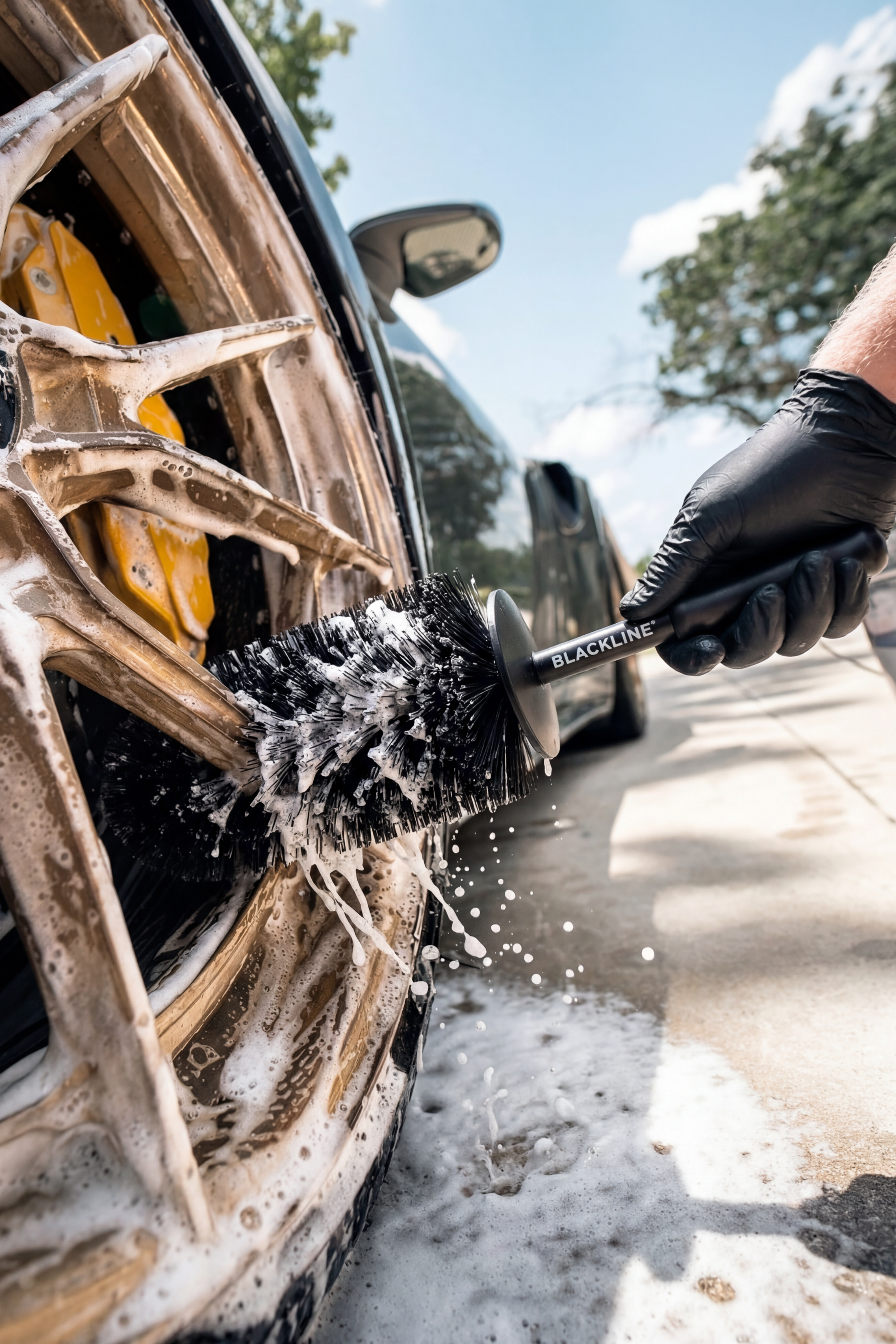 Blackline Car Care BLACKLINE® WHEEL BARREL BRUSH — alternate view 2