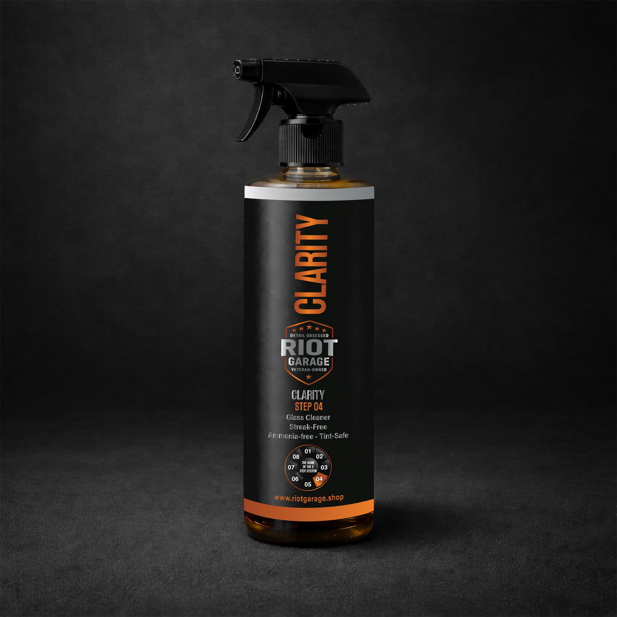 CLARITY Step 04 Glass Cleaner — product view