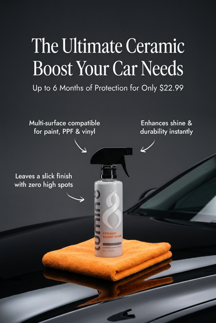 Lumin8 Ceramic Boost Spray label