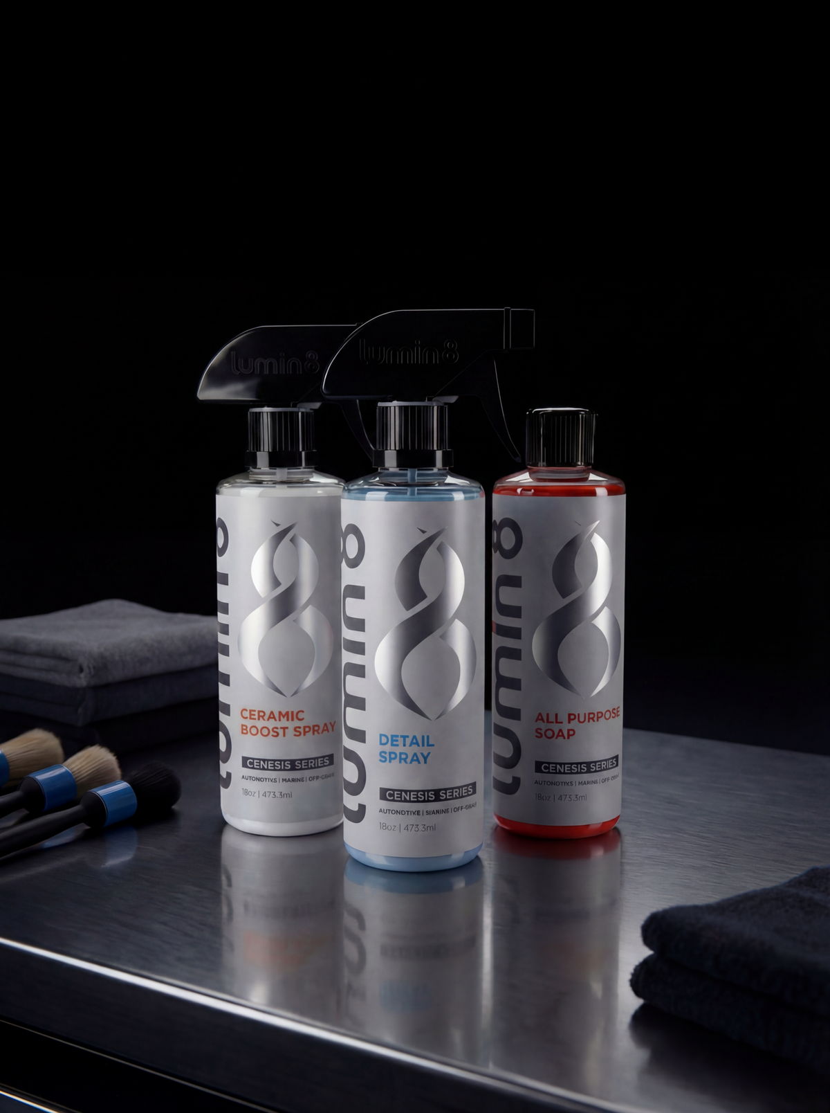 Lumin8 Liquids Genesis Series Sample Bundle all 8 products