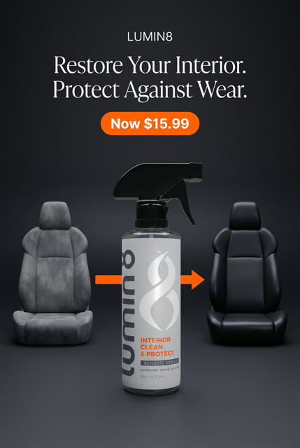 Lumin8 Interior Clean and Protect label