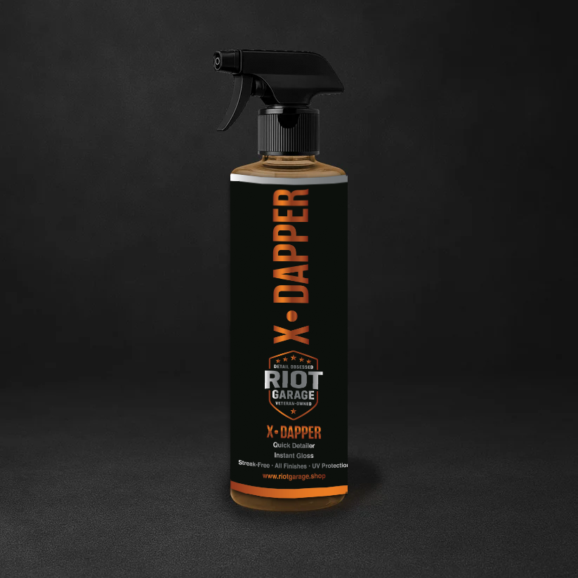 X·DAPPER Quick Detailer — front and back label view