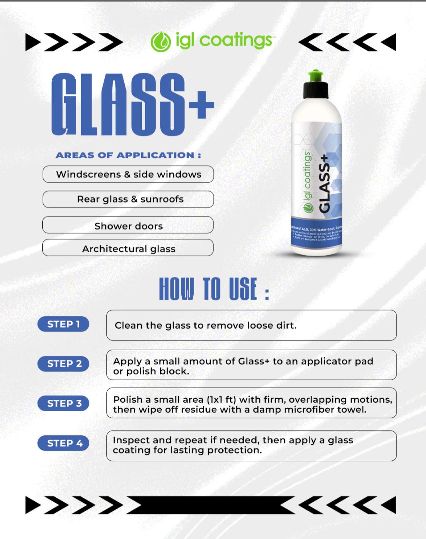 IGL Coatings Ecoclean Glass+ — alternate view 1