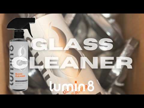 Lumin8 Glass Cleaner demonstration