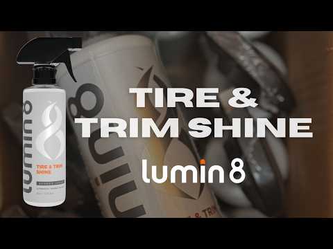 Lumin8 Tire and Trim Shine demonstration