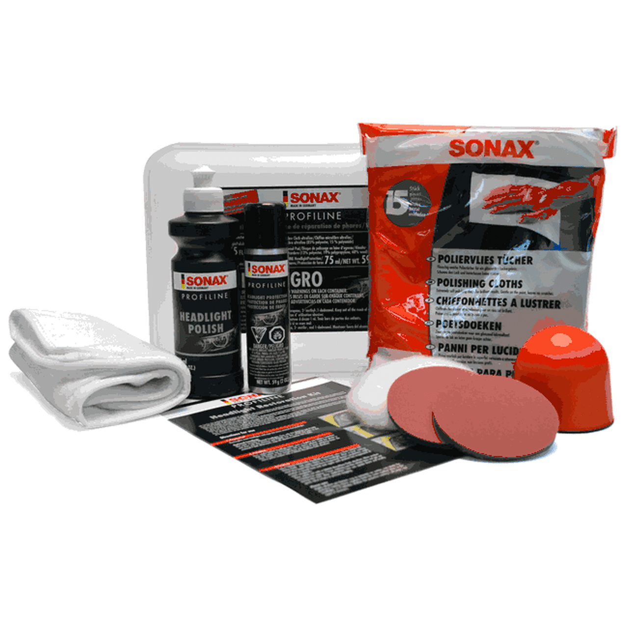 SONAX Profiline Headlight Restoration Kit — alternate view 2