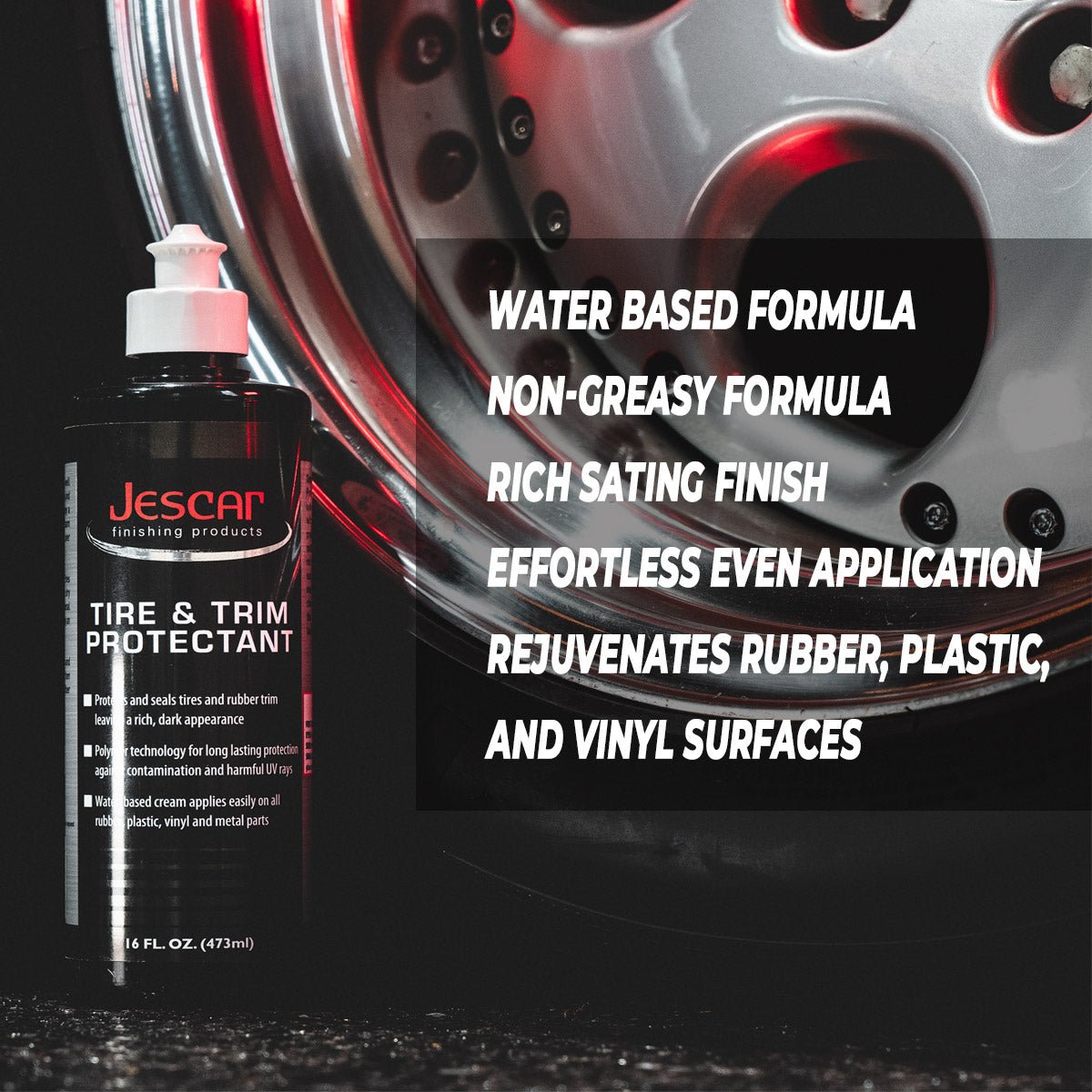 Jescar Tire and Trim Protectant detail
