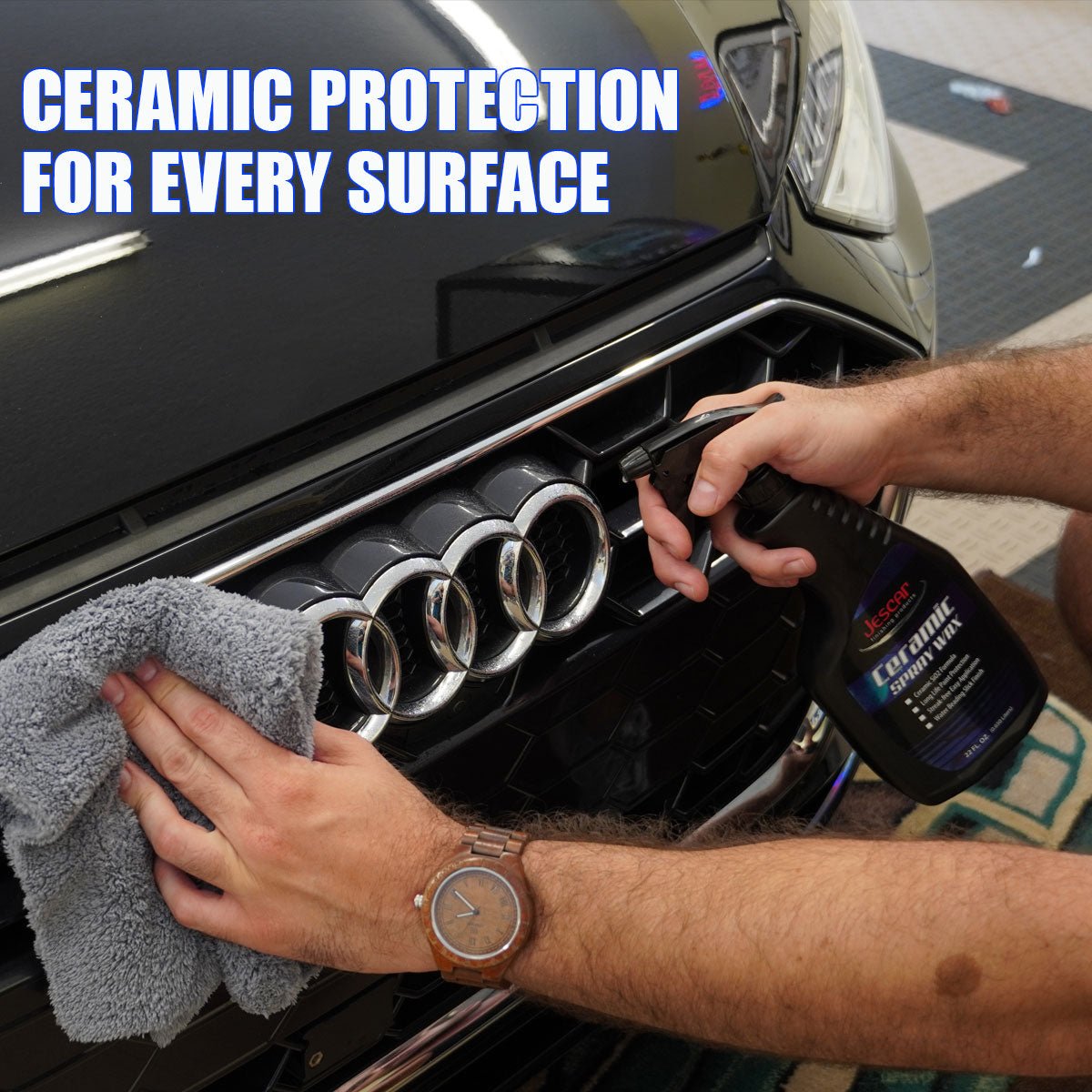 Jescar Ceramic Spray Wax detail